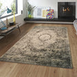 Luxuriously Durable Plush Vintage Inspired Boho Area Rug Polypropylene Fabric - Monochromatic, 1" High Pile, 2' X 3' (1 Piece)