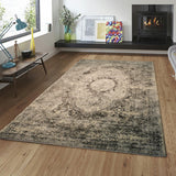 Luxuriously Durable Plush Vintage Inspired Boho Area Rug Polypropylene Fabric - Monochromatic, 1" High Pile, 2' X 3' (1 Piece)