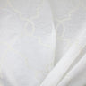 Aladdin Embroidered Sheer Polyester Fabric - Moorish Metallic Embroidery, 118" Width (1 Yard)