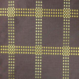 Alana Silk Fabric - Dotted Square Pattern, 54" Width (1 Yard)