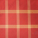 Alana Silk Fabric - Dotted Square Pattern, 54" Width (1 Yard)