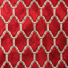 Alaya Geometric Cut Velvet Fabric - Moorish Design, 55" Width (1 Yard)