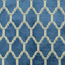 Alaya Geometric Cut Velvet Fabric - Moorish Design, 55" Width (1 Yard)