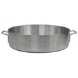 Winco 28 Quart Precision Extra Heavy 6.0 mm Aluminum Brazier