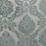 Alessandra Fabric Damask Cut Velvet Fabric - Black, Red, Silver, Coral, Canary, Cranberry, Apple, Jade, 55" Width (1 Yard)