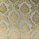 Alessandra Fabric Damask Cut Velvet Fabric - Black, Red, Silver, Coral, Canary, Cranberry, Apple, Jade, 55" Width (1 Yard)
