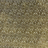 Alexandra Tribal Cut Velvet Fabric - White Tribal Pattern, 55" Width (1 Yard)