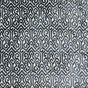 Alexandra Tribal Cut Velvet Fabric - White Tribal Pattern, 55" Width (1 Yard)