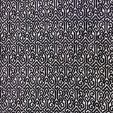 Alexandra Tribal Cut Velvet Fabric - White Tribal Pattern, 55" Width (1 Yard)