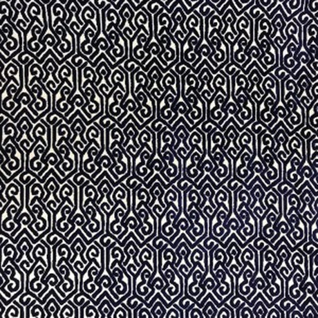 Alexandra Tribal Cut Velvet Fabric - White Tribal Pattern, 55" Width (1 Yard)