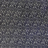 Alexandra Tribal Cut Velvet Fabric - White Tribal Pattern, 55" Width (1 Yard)