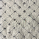 Alicia Silk Fabric - Diamond Floral Velvet, 54" Width (1 Yard)