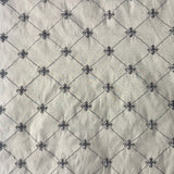 Alicia Silk Fabric - Diamond Floral Velvet, 54" Width (1 Yard)