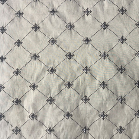 Alicia Silk Fabric - Diamond Floral Velvet, 54" Width (1 Yard)