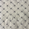 Alicia Silk Fabric - Diamond Floral Velvet, 54" Width (1 Yard)