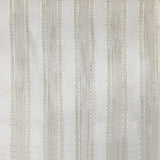 Allen Sheer Polyester Fabric - Striped Linen Look, 110" Width (1 Yard)
