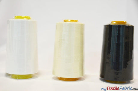 All Purpose Polyester Thread - 100% Spun Polyester Sewing Thread, 6000 Yard Spool, 50+ Colors Available (1 Spool)