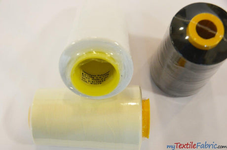 All Purpose Polyester Thread - 100% Spun Polyester Sewing Thread, 6000 Yard Spool, 50+ Colors Available (1 Spool)