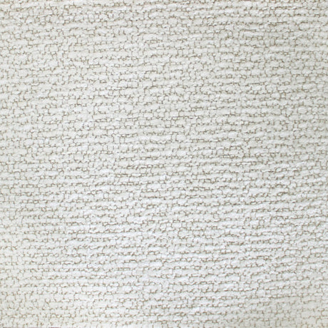 Almont Linen Look Chenille Fabric - Solid Textured White, 56" Width (1 Yard)
