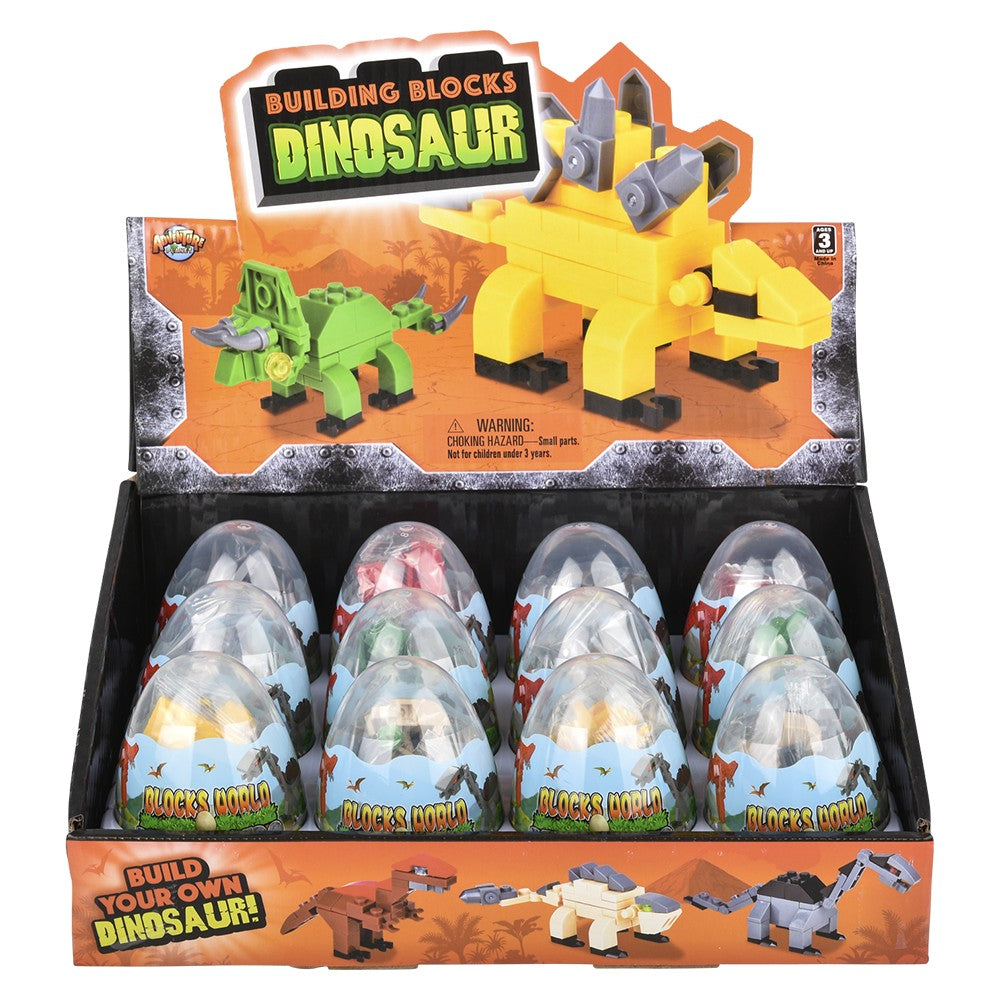 Dinosaur Building Blocks Egg (1 UNT)