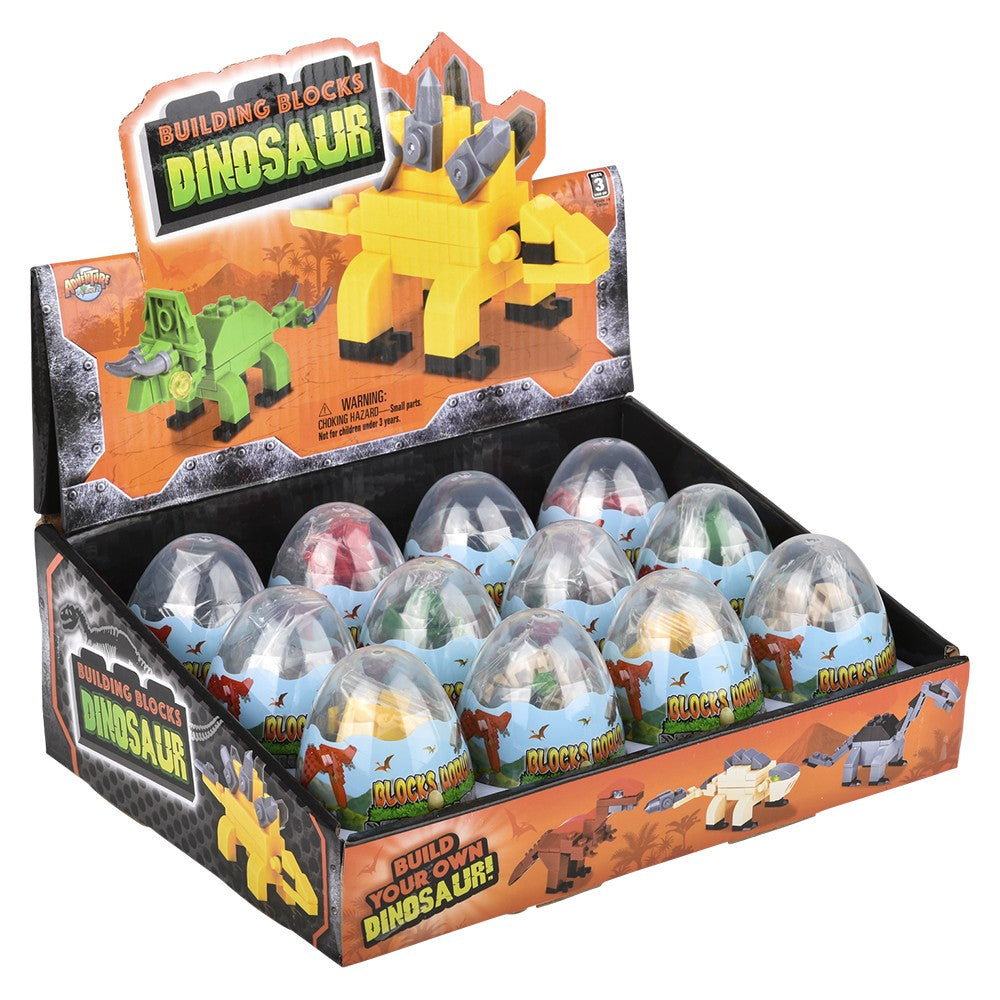 Dinosaur Building Blocks Egg (1 UNT)