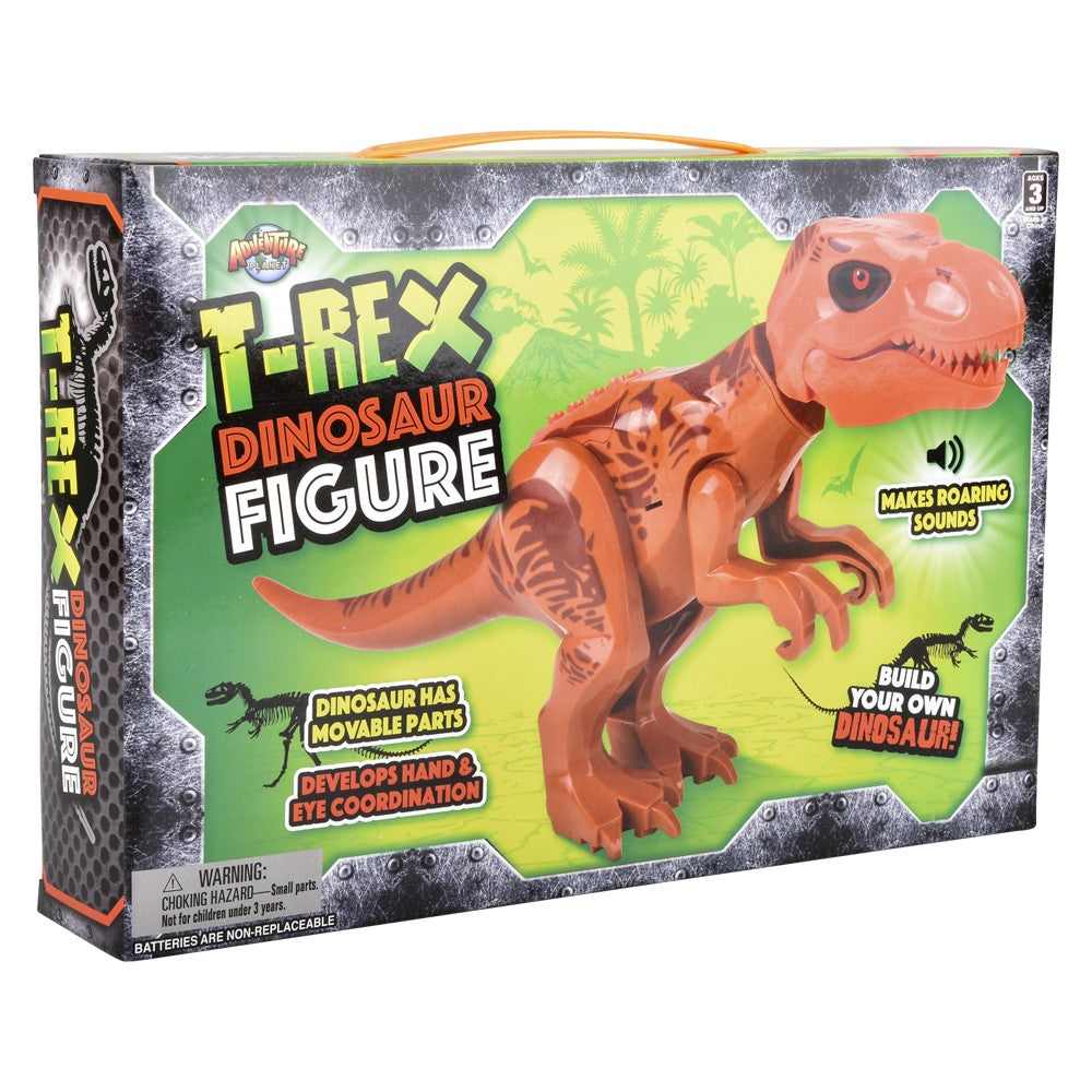 T-Rex Dinosaur Roaring Block Figure