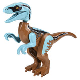 Velociraptor Roaring Dinosaur Block Figure
