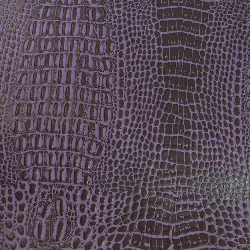 Passion Purple Crocodile Marine Vinyl Fabric