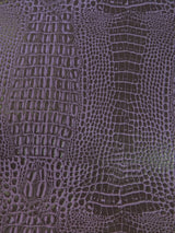 Passion Purple Crocodile Marine Vinyl Fabric