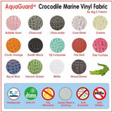 Deadpool Red AquaGuard Crocodile Marine Vinyl Fabric