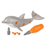 DIY Assembly Dolphin Figurine 9.75"
