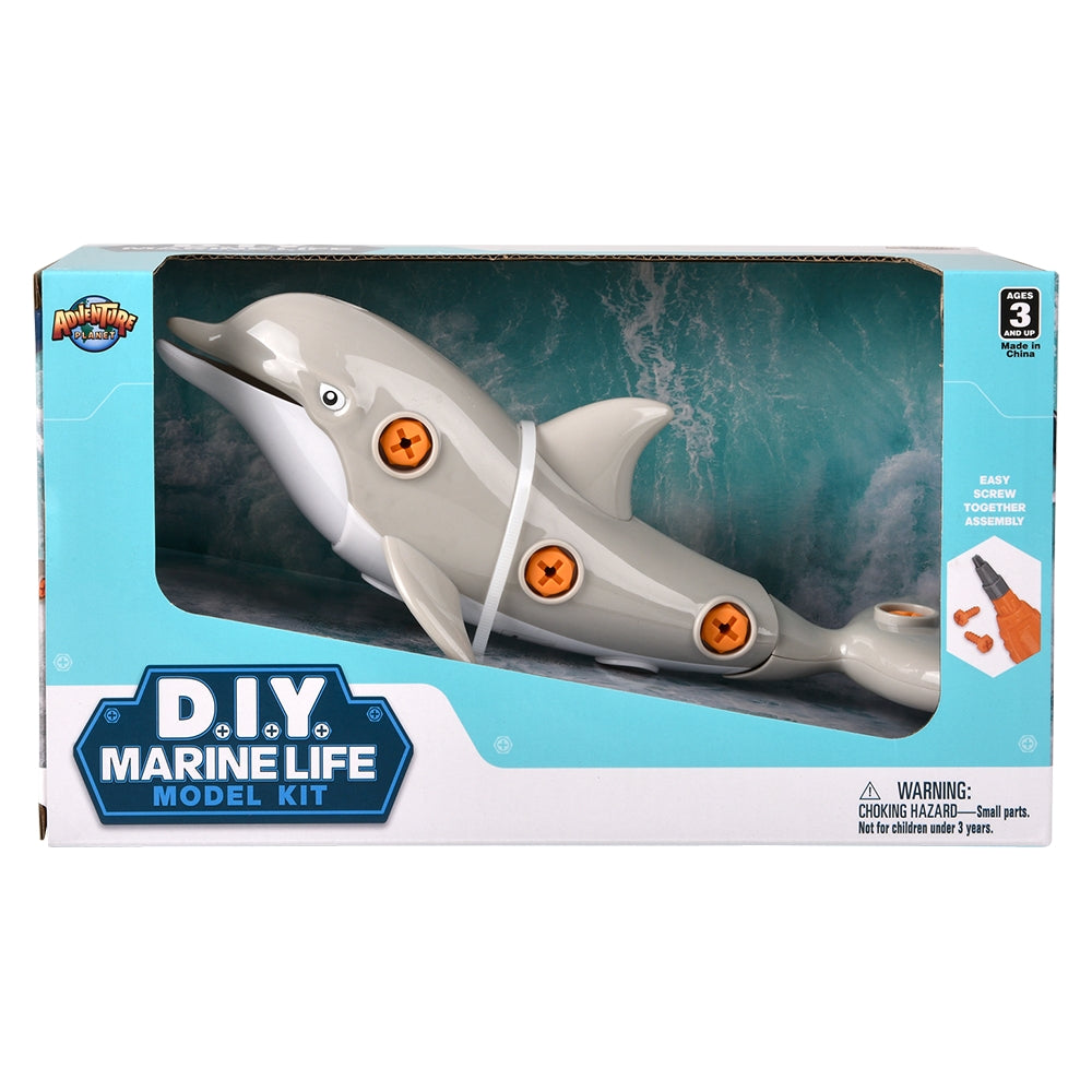 DIY Assembly Dolphin Figurine 9.75"