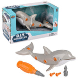DIY Assembly Dolphin Figurine 9.75"