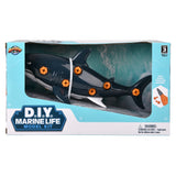 DIY Assembly Shark Figurine 9.75"