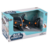 DIY Assembly Shark Figurine 9.75"