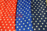 American Star Satin Polyester Fabric - American Flag Print, Red, Navy Blue, And Blue, 58/60" Width (1 Yard)