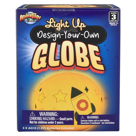 Light-Up Design Your Own Globe (3")