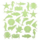 Glow In The Dark Aquatic Stickers 24ct (1 DSP)