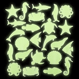 Glow In The Dark Aquatic Stickers 24ct (1 DSP)