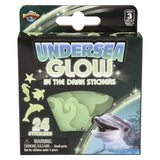 Glow In The Dark Aquatic Stickers 24ct (1 DSP)