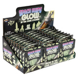 Glow In The Dark Space Rocket Stickers (24 PC Display)