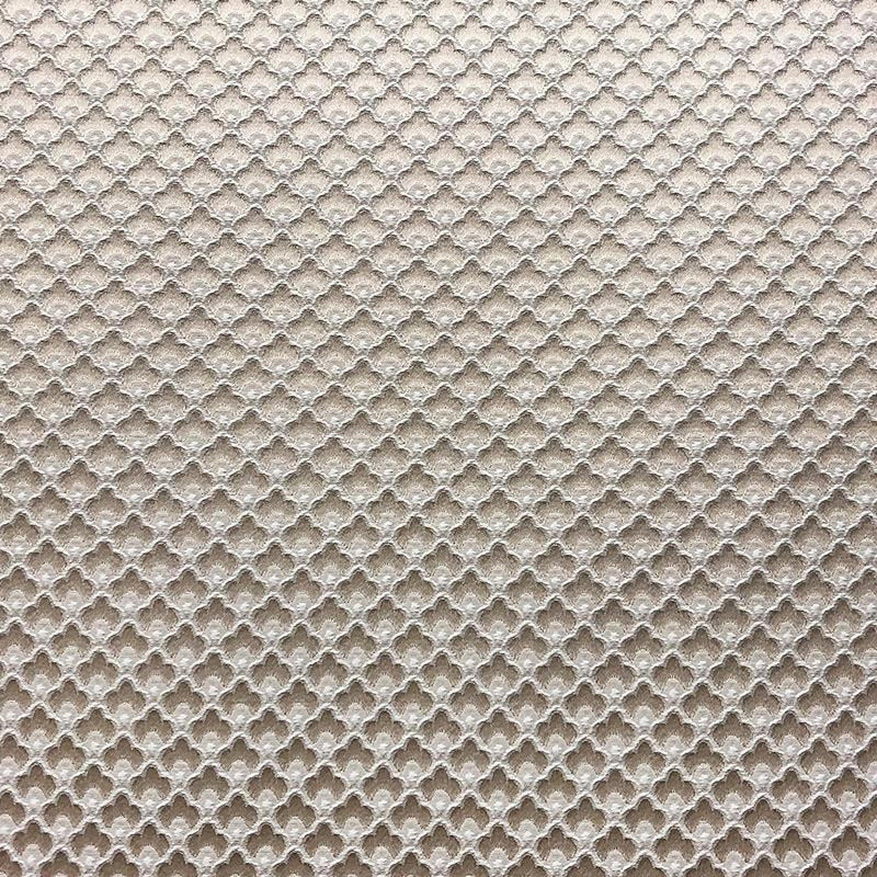 Amira Two Tone Floral Jacquard Fabric - Beige, Ivory, Silver, Teal, Ocean, Flax, 55" Width (1 Yard)