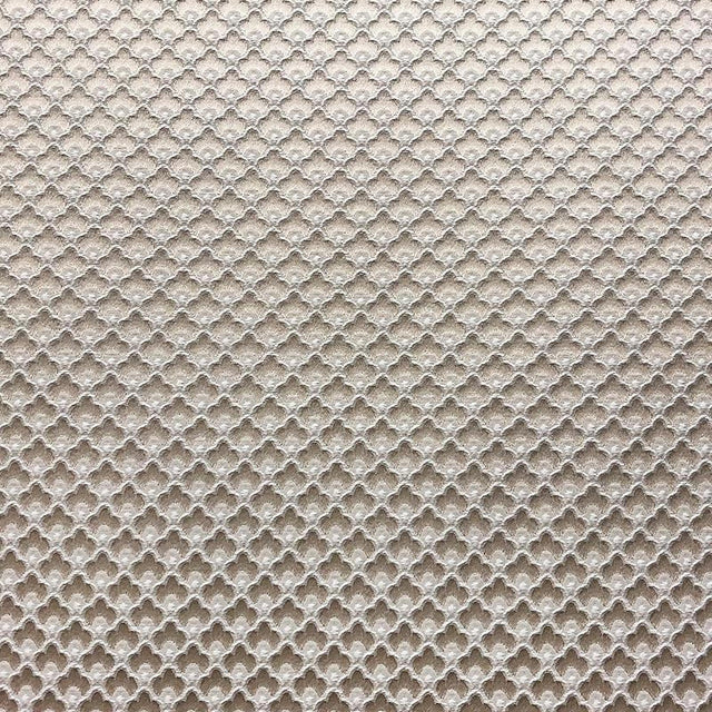 Amira Two Tone Floral Jacquard Fabric - Beige, Ivory, Silver, Teal, Ocean, Flax, 55" Width (1 Yard)