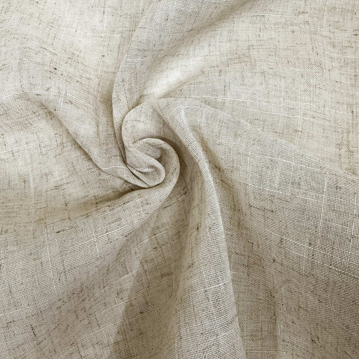 Amiri Fabric Polyester Fabric - Solid Sheer, Natural, 110" Width (1 Yard)