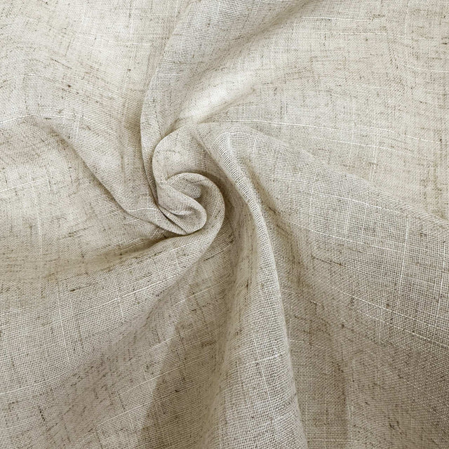 Amiri Fabric Polyester Fabric - Solid Sheer, Natural, 110" Width (1 Yard)