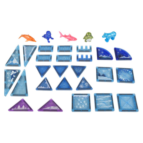 Aquatic Magnetic Tile Set 30pc
