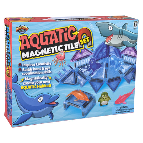 Aquatic Magnetic Tile Set 30pc