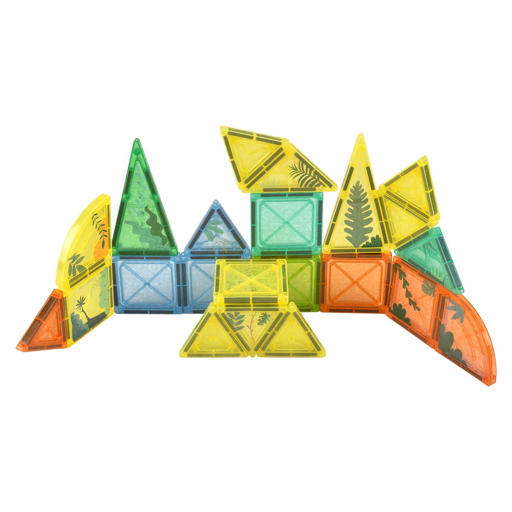Dinosaur Magnetic Tile Set 27pc