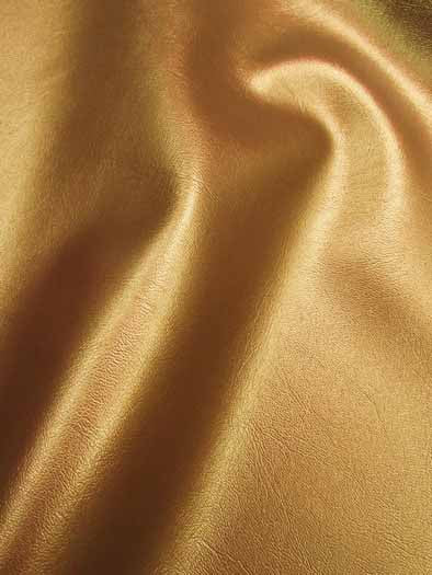 Metallic Gold Marine Vinyl Fabric Sold By The Yard