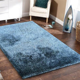 Amore Collection Polyester Area Rug Fabric - Shag, Shimmery, Vibrant Colors, 5' X 7' (1 Piece)